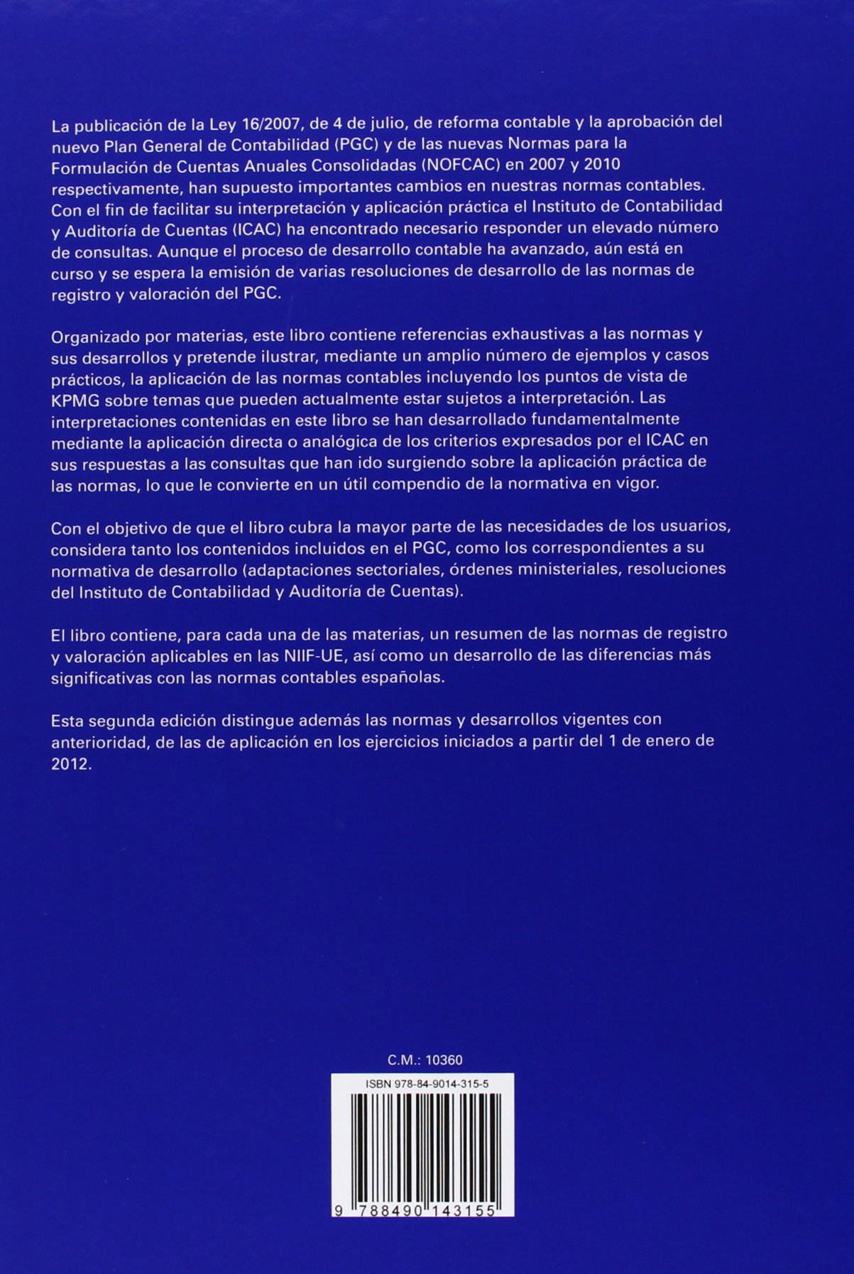 Plan General de Contabilidad - Comentarios y Desarrollos Prácticos (Monografía)