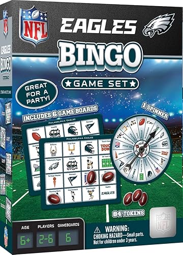MasterPieces - Juego de bingo de la NFL