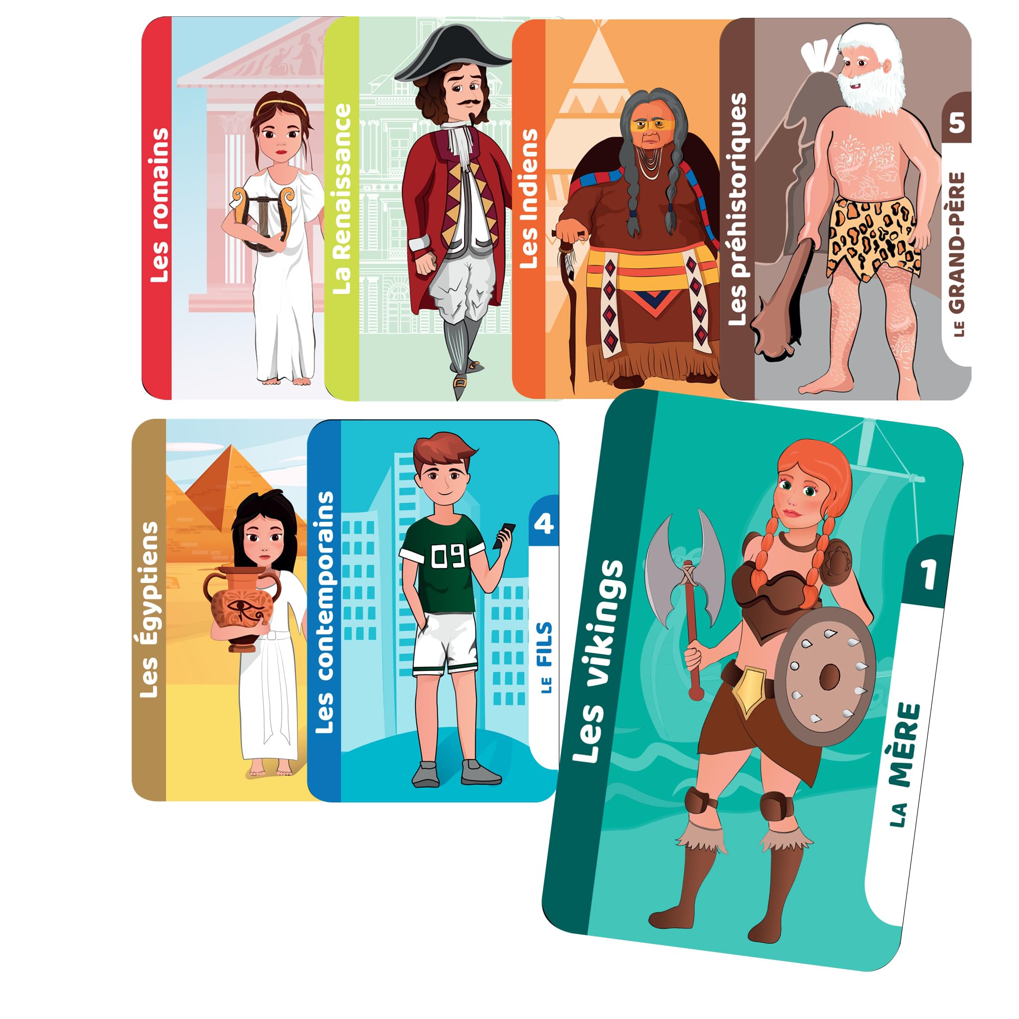 Achat J.A.D.E - Jeu de 7 Familles Sur le Theme Des Animaux - Jeu de Cartes - 142121 - 54 Cartes - Multicolore - Papier Cartonné - Design ançais - Puzzle Enfant - Jade - À Partir de 4 ans en gros