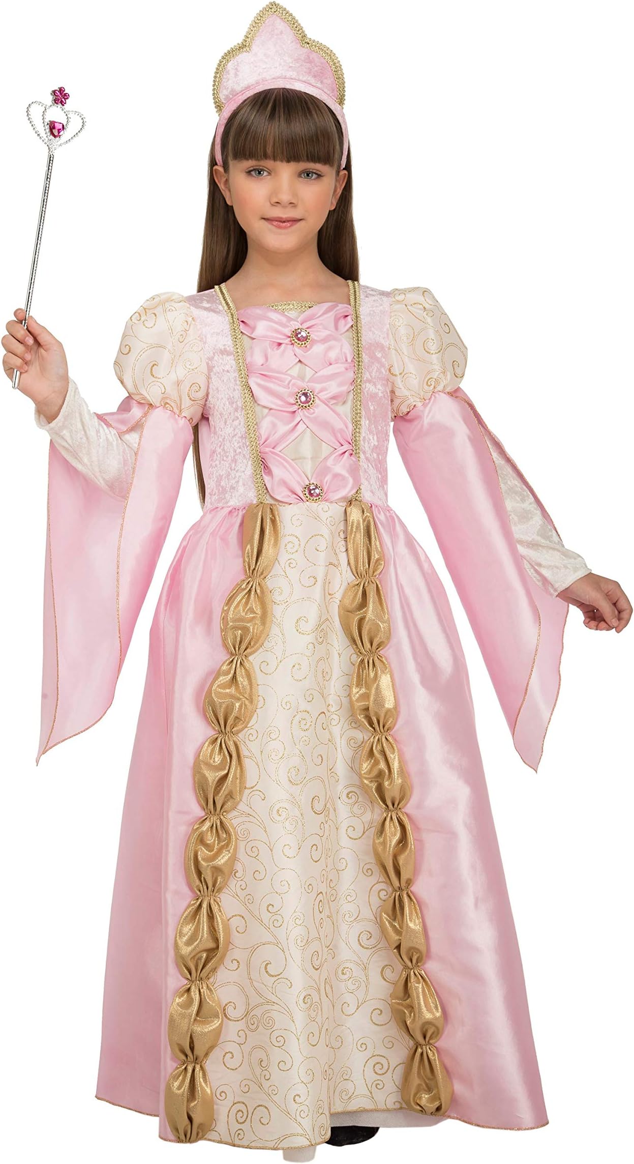 My Other Me – Queen Costume for Girls (viving Costumes) 5-6 años pink