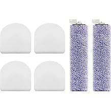 Fette Filter - HydroVac Filter kit Compatible with Shark HydroVac Cordless Pro XL 3-in-1 Vacuum Models WD100, WD101, WD200, WD201, WD201QAQ, WD201QGY -2 Brush and 4 Foam Filters
