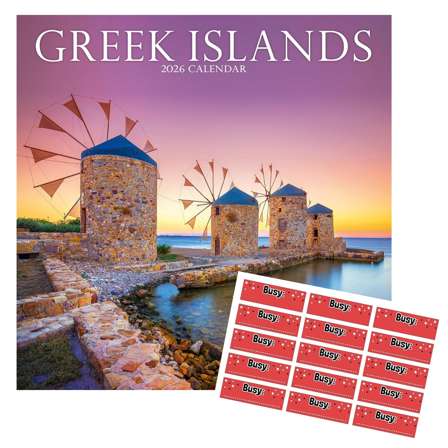 Greece Calendar 2026 • Greek Islands Calendar