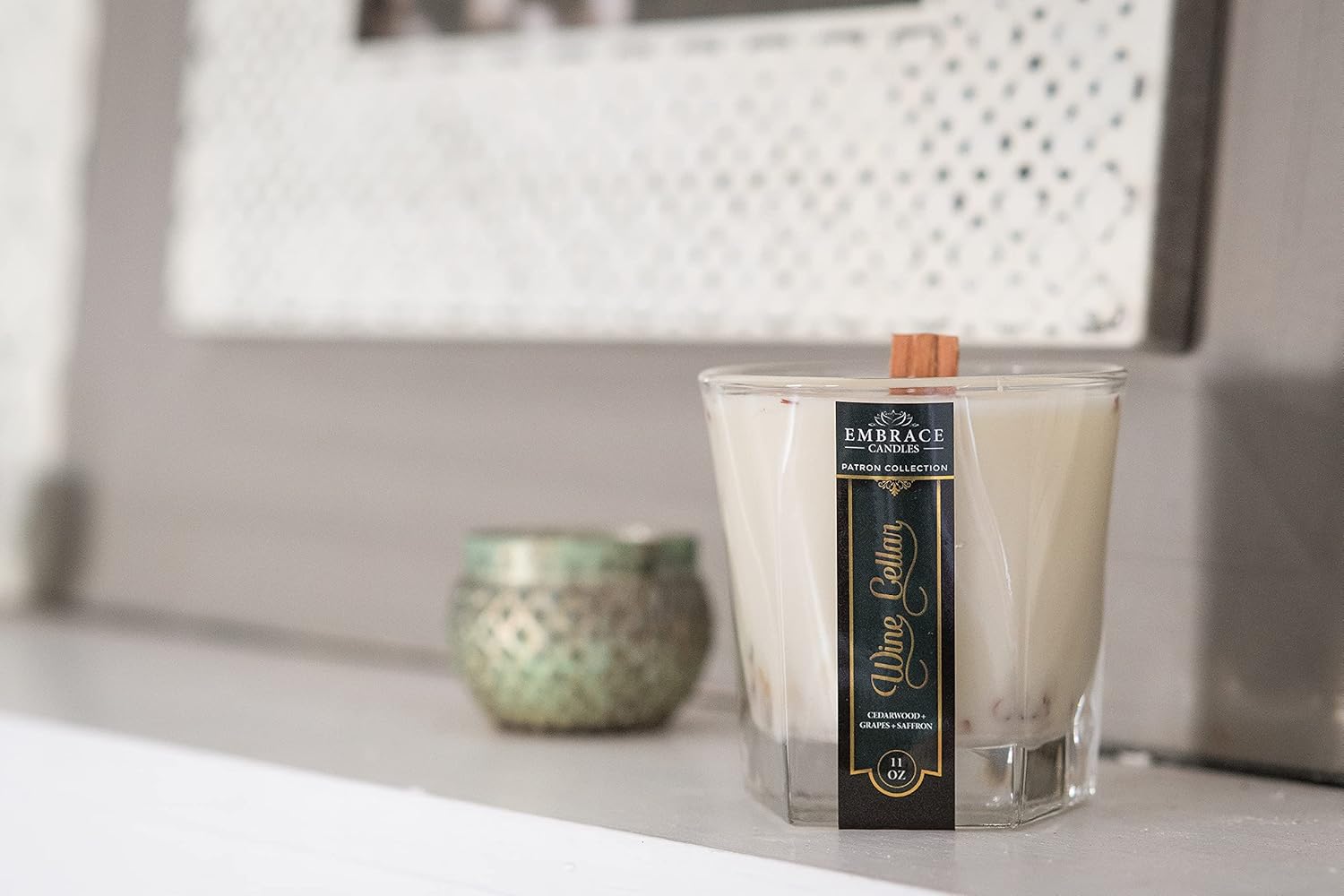 Wine Cellar by Embrace Candles | Cedarwood + Grapes + Saffron