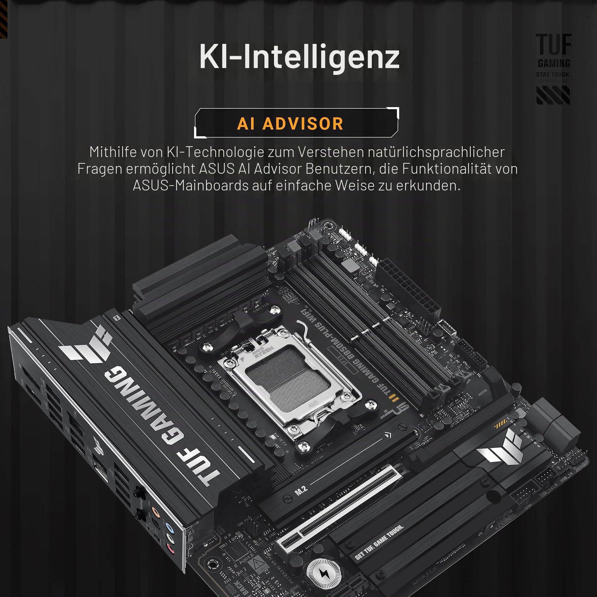 ASUS TUF Gaming B850M-PLUS WiFi AMD AM5 B850 mATX Mainboard