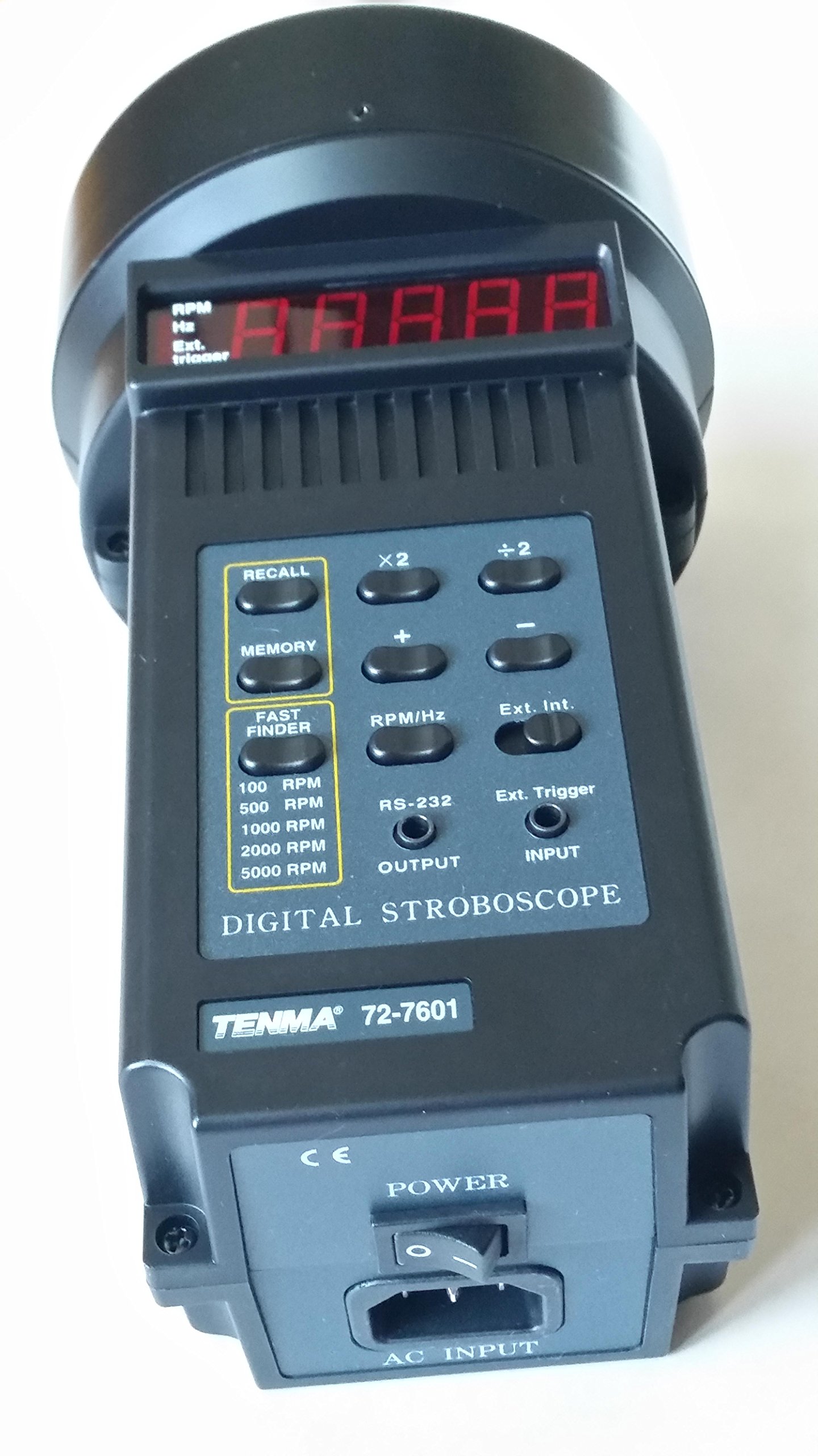 Imada NS-600 Compact LED Stroboscope; 12 to 120,000 RPM