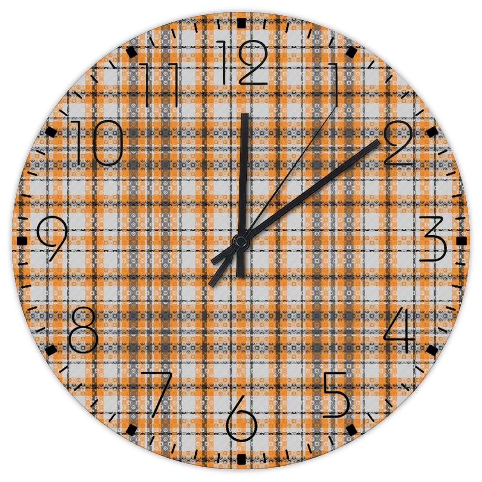 Horloges murales en bois double face de style rustique et rétro