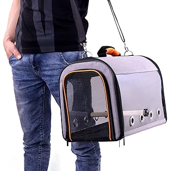 Amazon | VEROMAN 鳥 インコ 移動用 バード キャリー バッグ 餌