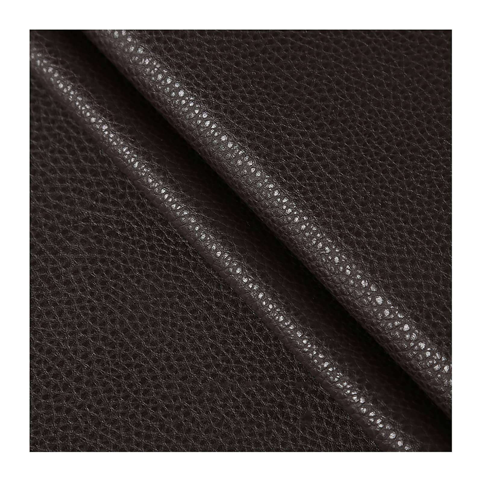 Similicuir PU Rembourrage en Vinyle Motif Litchi 1,2 mm D'épaisseur Tissu en Similicuir Accueil Restaurer/Rénover Largeur 138 cm(Size:10 x 1.38m)