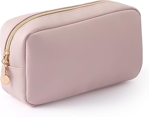 HBselect Bolsa de maquillaje para bolso, bolsas de cosméticos para mujer, organizador de maquillaje, bolsa de viaje con bolsillos deslizantes,