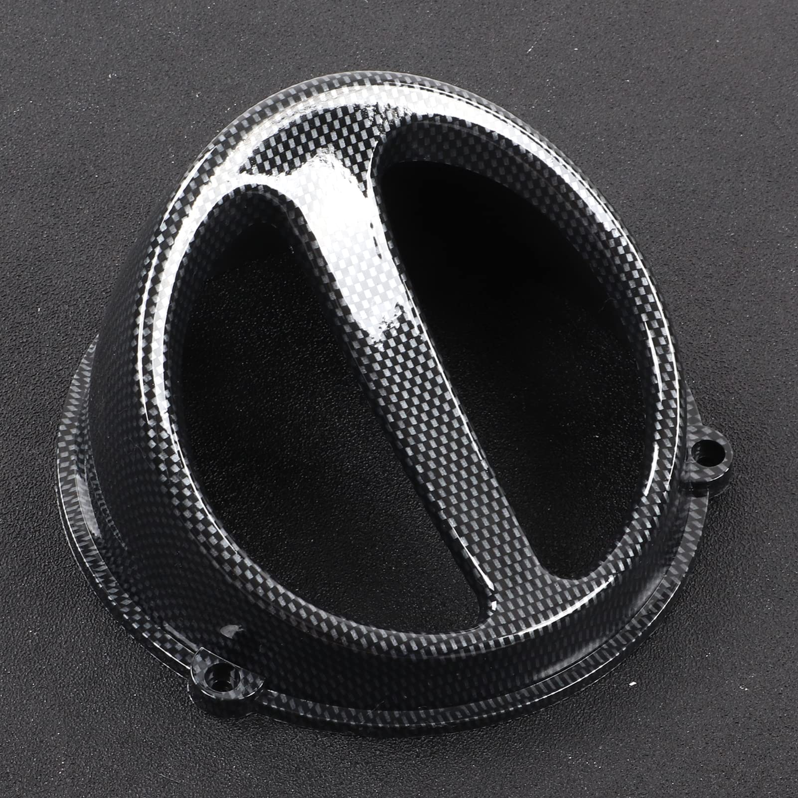 Protezione della ventola di raffreddamento del motore Protezione della presa d'aria del motociclo Design compatto in fibra di carbonio ad alta resistenza in ABS leggero per scooter