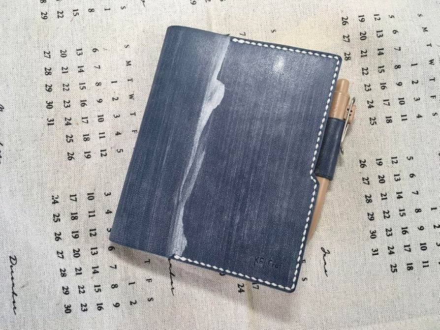 Rollbahn A4ノート・ノートカバー革 名入れ］ロルバーン カバー 本革【 スリム 用】 ダイアリー