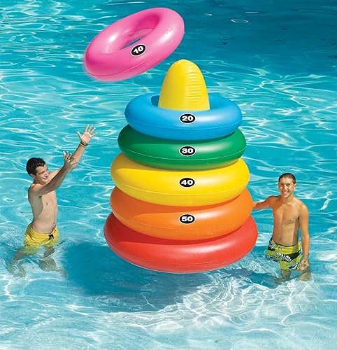 Miniatura 2 de Swimline Giant Ring Toss Game Multicolor, 46-34inx54in