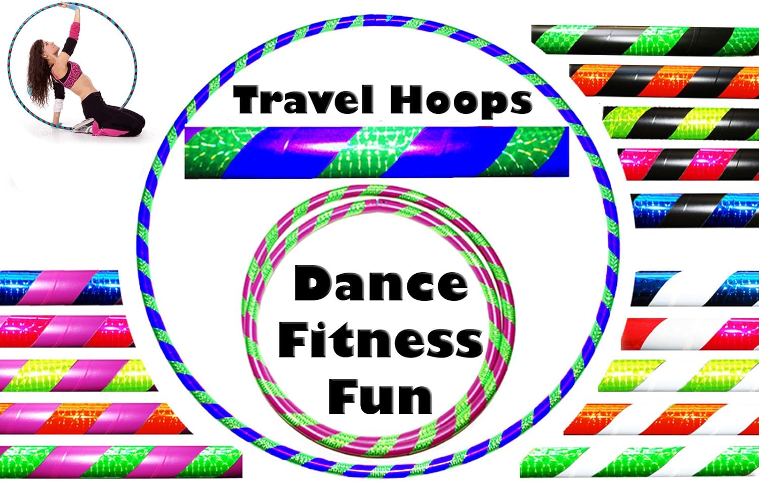 Pro Hula Hoops Travel Weighted Hula Hoop Hula Hoops for