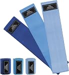 Booty Bands Glute Bands Set, Non-Slip Wider Thicker Fabric Resistance Bands, 3 Resistance Levels for Legs & Glutes Training, Home Workout for Women, Postpartum & Yoga Pilates