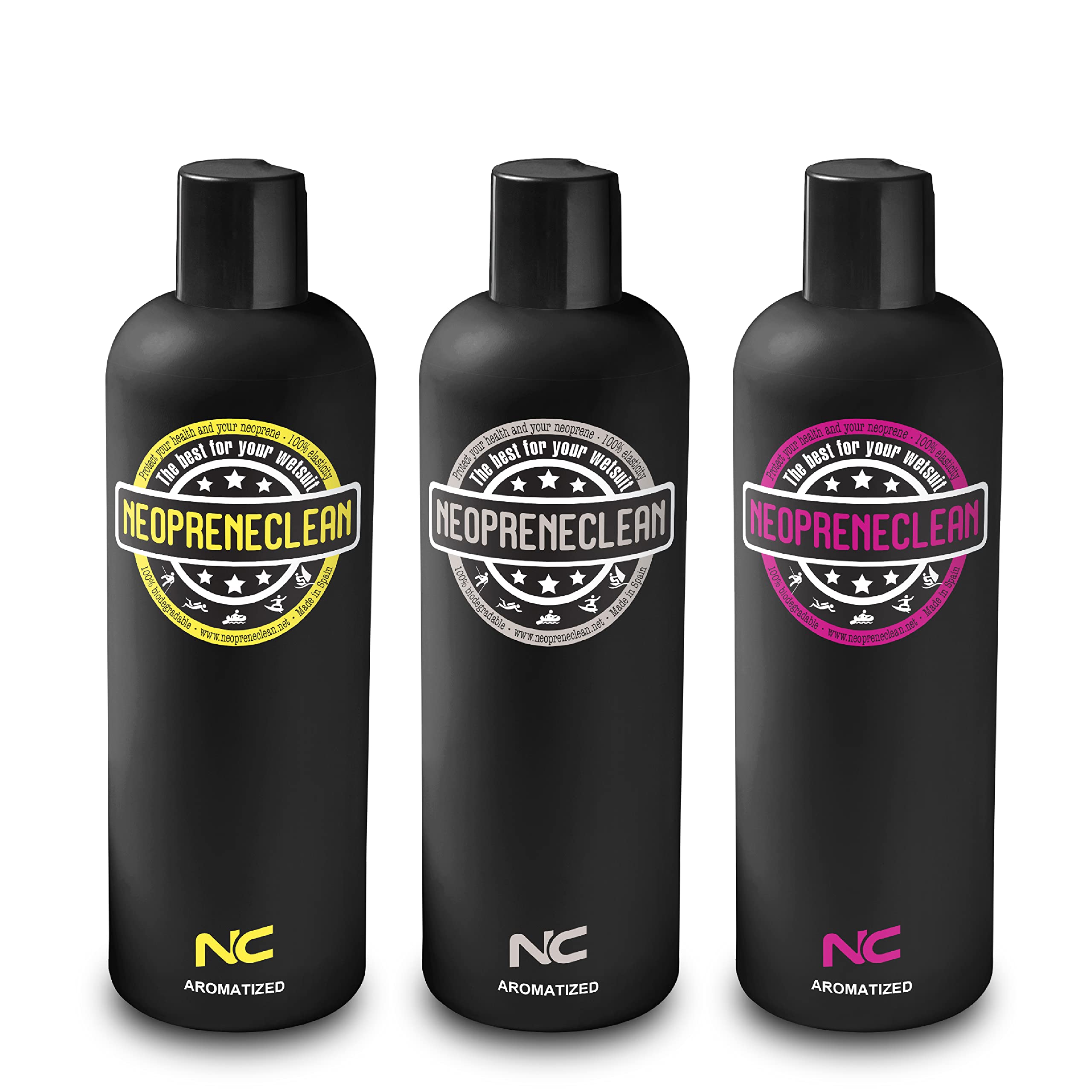 NeopreneClean 25 litri detersivo con sapone per neoprene senza risciacquo 100% Biodegradabile Prodotto consigliato da FESURFING. (25 litri, cocco)