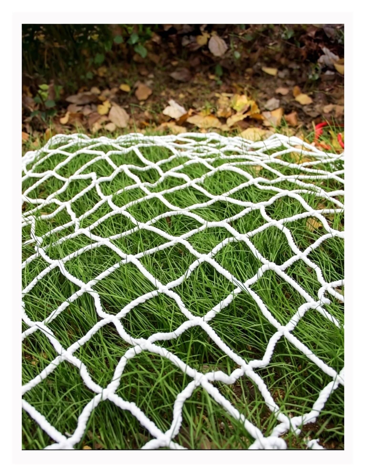 Filet de corde 10 mm de 7x7m pour protection de balcon et jardin