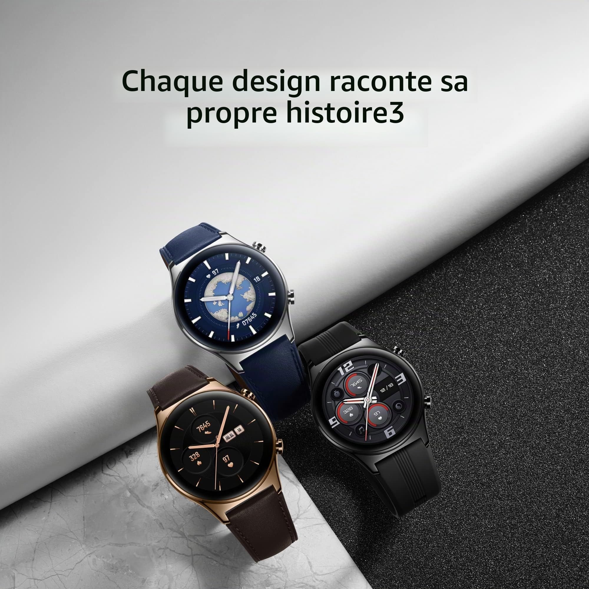Honor MagicWatch 2, Montre Connectée avec Écran Tactile AMOLED 1,39", Autonomie de 14 Jours, GPS, Montre Fitness avec Mesure du Rythme Cardiaque, Sommeil et de SpO2, 5ATM Imperméable, Noir