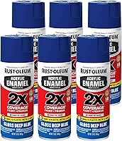 Vista 3 de Rust-Oleum 314030 Pintura en aerosol de esmalte acrílico 2X, 11 onzas, color aluminio