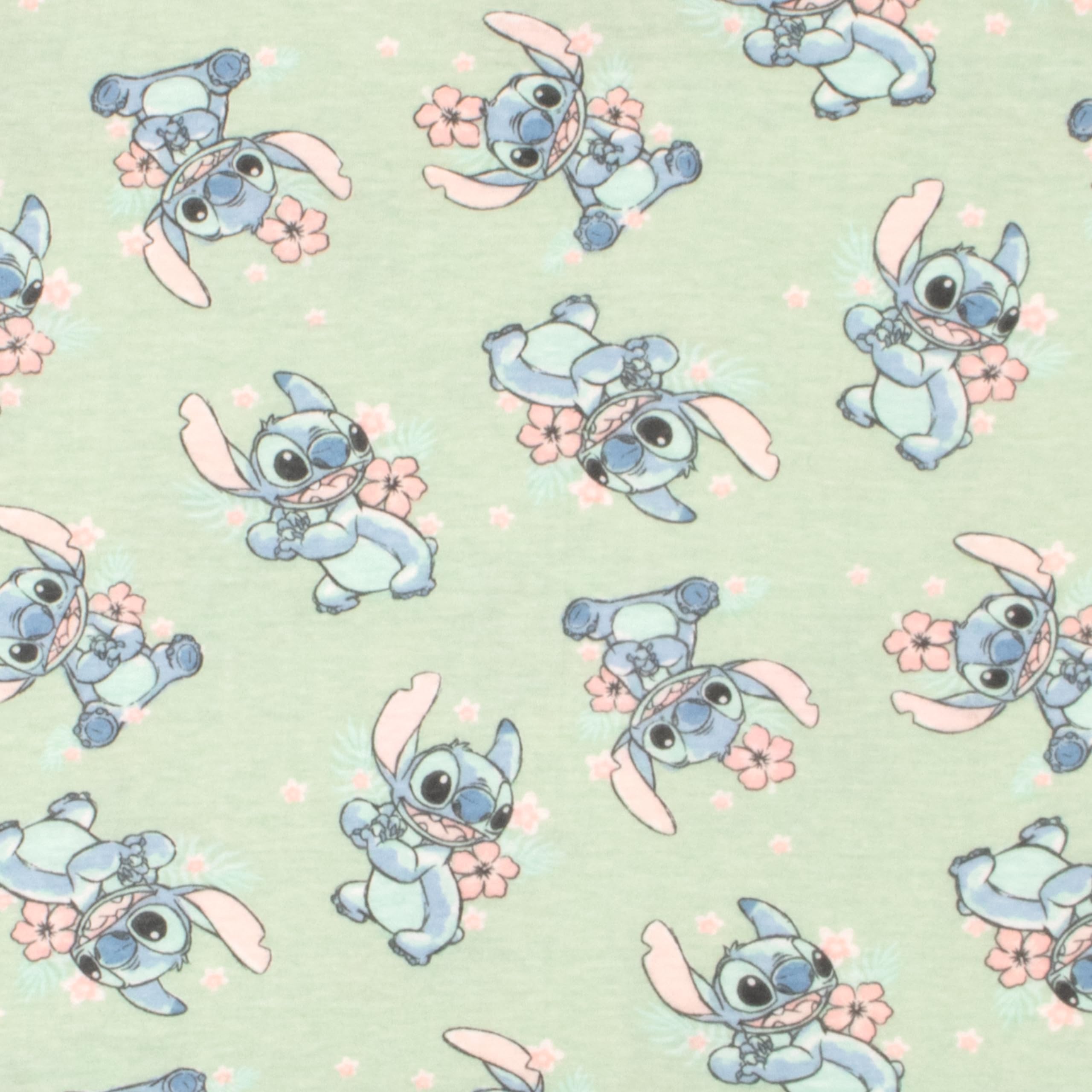 Disney Lilo and Stitch - Maglietta a maniche corte per ragazze, con stampa di Lilo & Stitch, confezione da 2