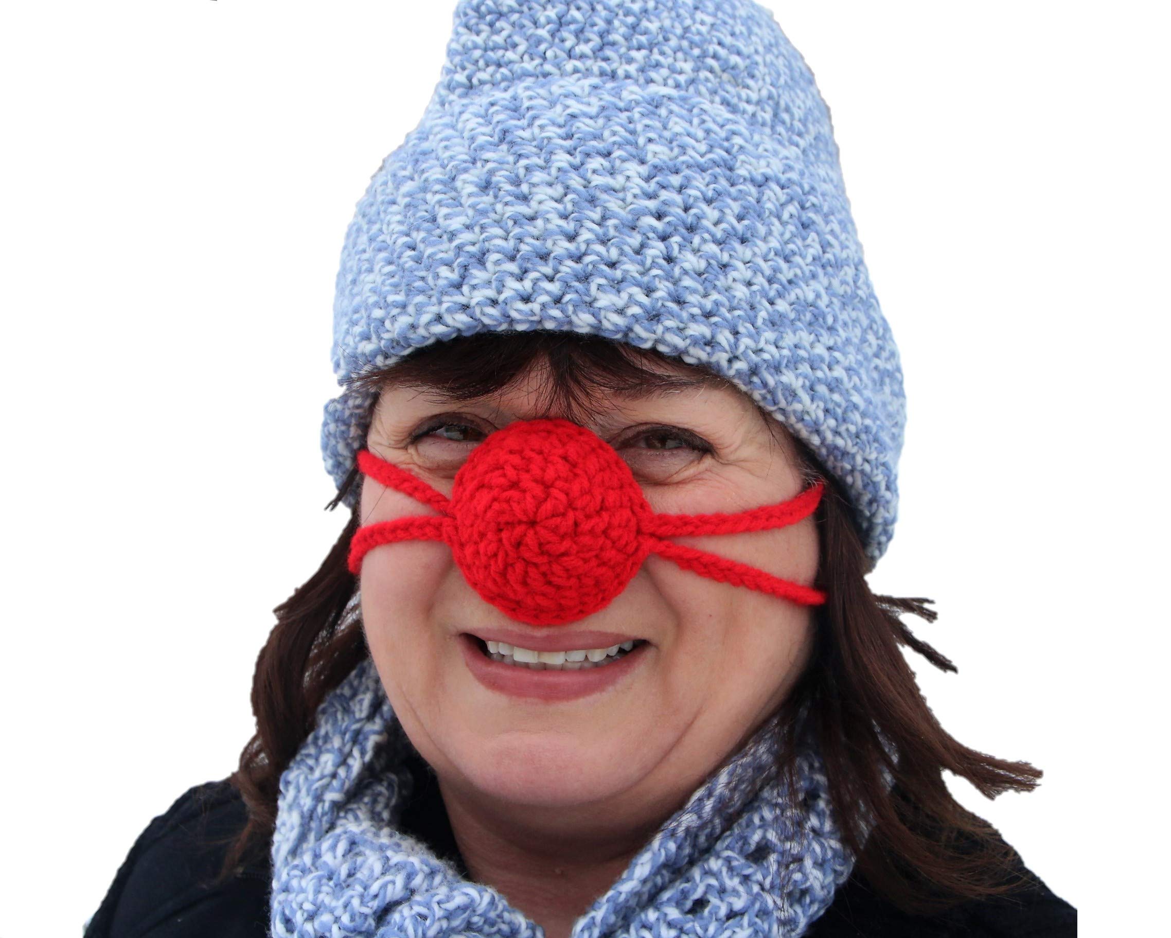 Cold Nose? - Crochet Cozy Nose Warmer - Custom Colors Available