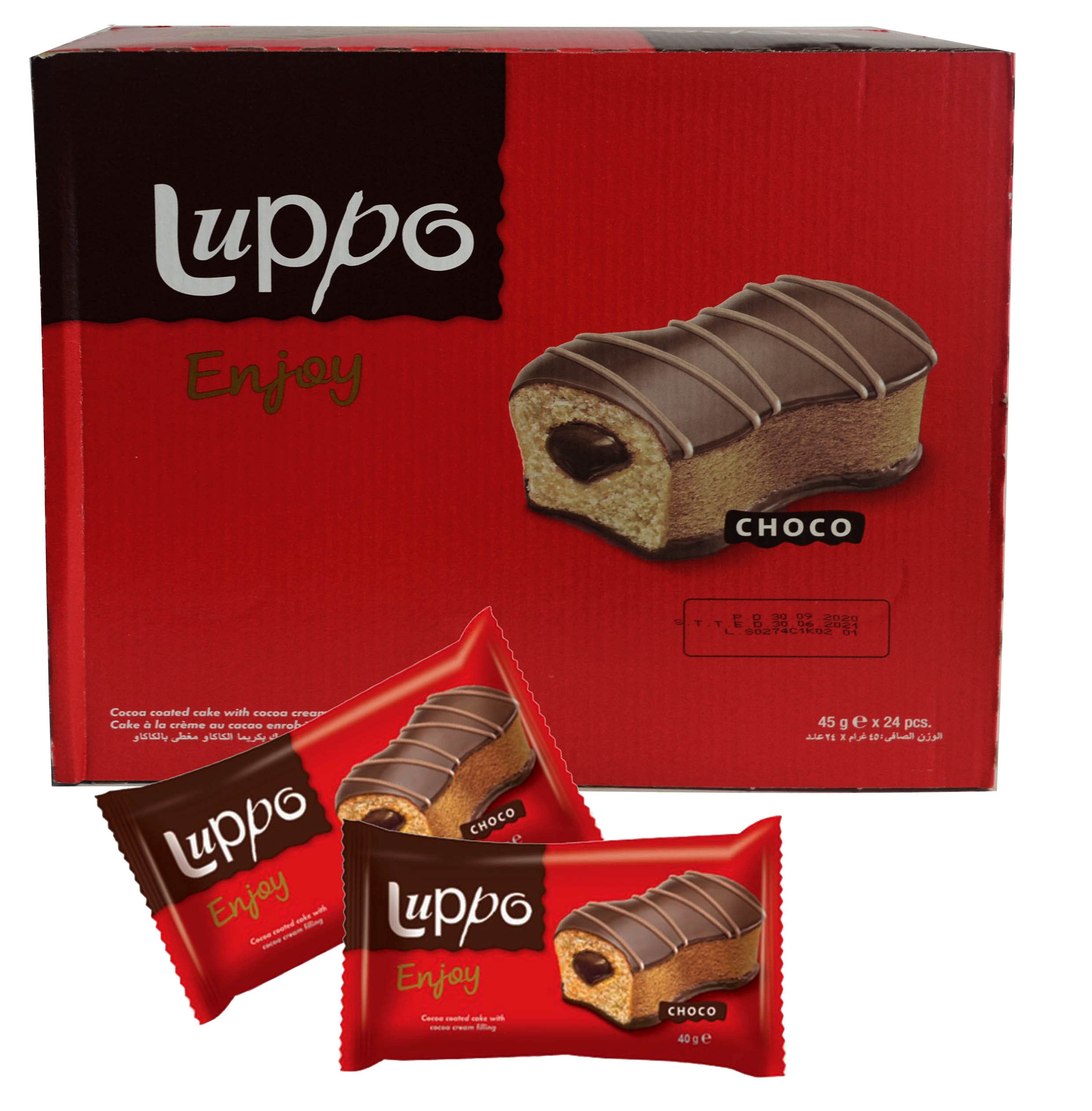 Solen Luppo Choco Cacao, 24 X 45 gm