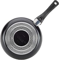 Vista 10 de Farberware Glide Escalfador de Huevos Antiadherente de Cerámica Cobreada con Tapa, 8 Pulgadas, Negro - 10654