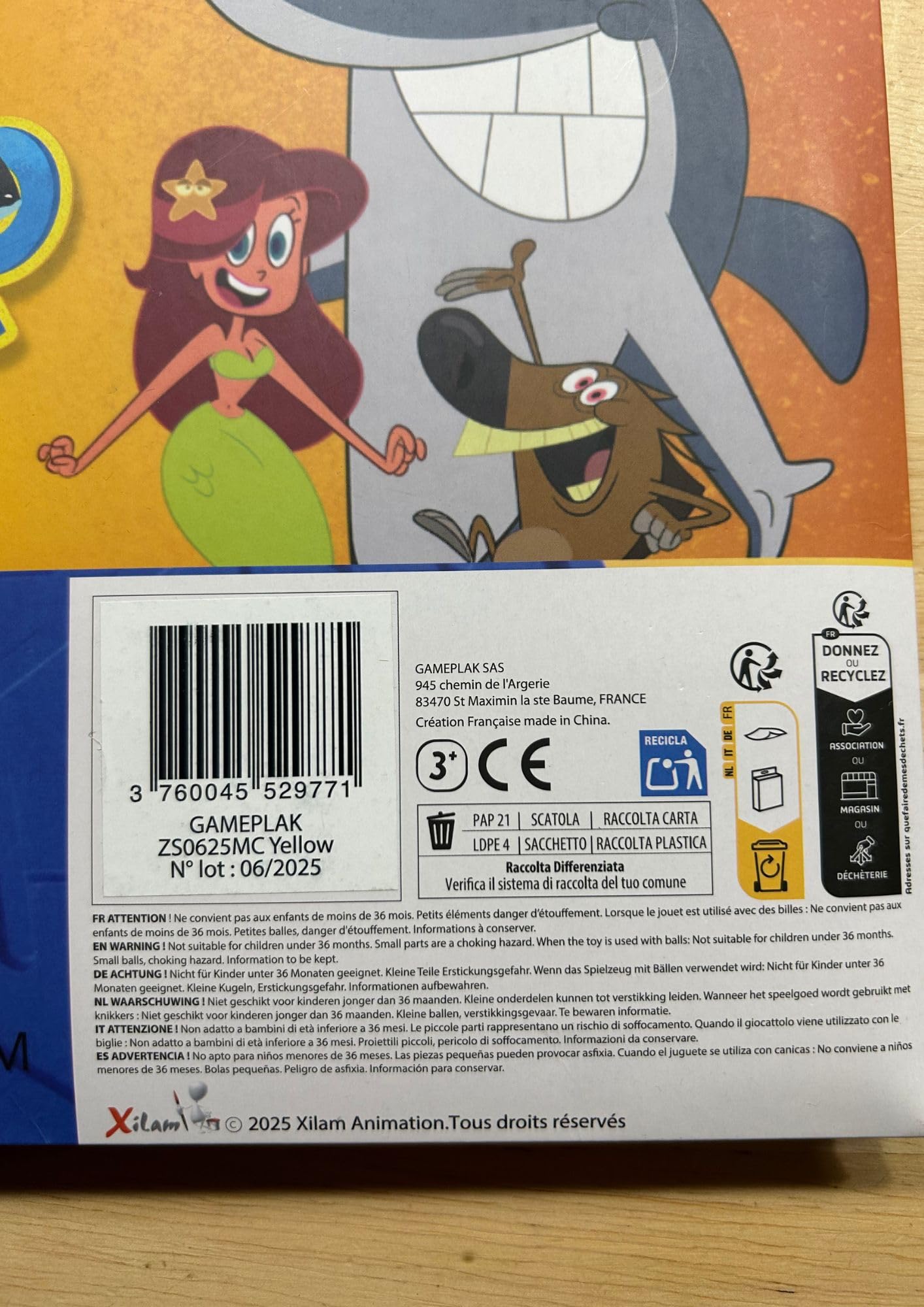 Game Plak' Jeux de Billes édition Collector Zig&SHARKO