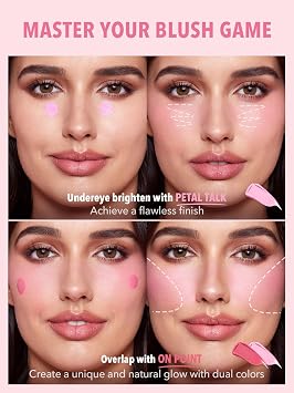 SHEGLAM Color Bloom Liquid Blush Makeup for Cheeks Matte Finish - Petal Talk