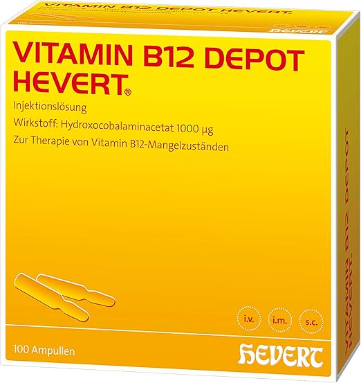 Vitamin B12 Depot Hevert Ampoules (Pack of 100) Amazon.de Health