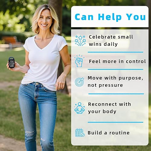 Miniatura 2 de OZO Fitness Clip-on 3D Pedometer for Walking Steps Counter with Lanyard, Simple Exercise Tracker for Women and Seniors with Large Accurate Digital