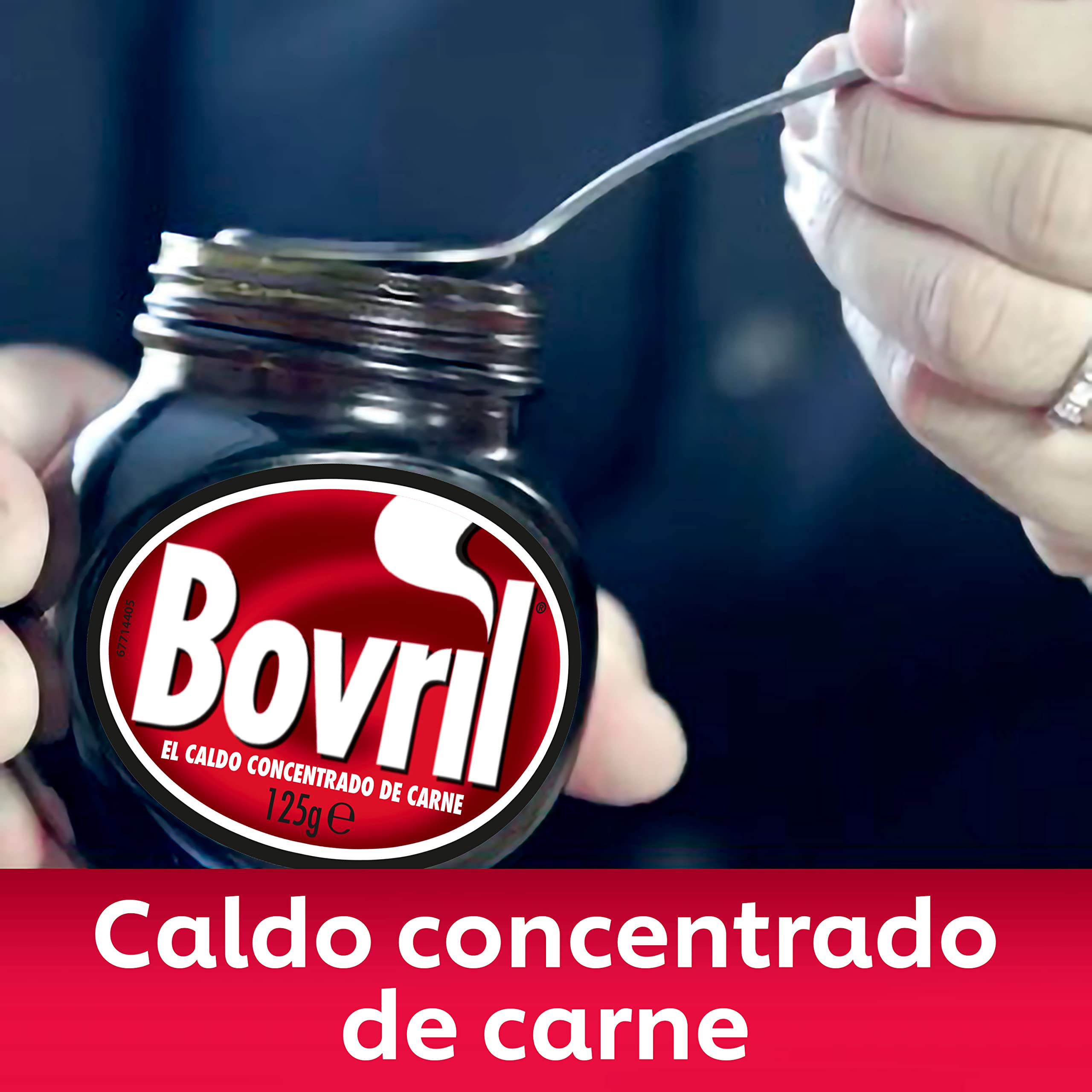 Bovril - Salsa Bovril Original, Concentrado de Carne Líquido, Condimento para dar Sabor a Carnes, Disolución Instantánea - Pack 12 x 125 g