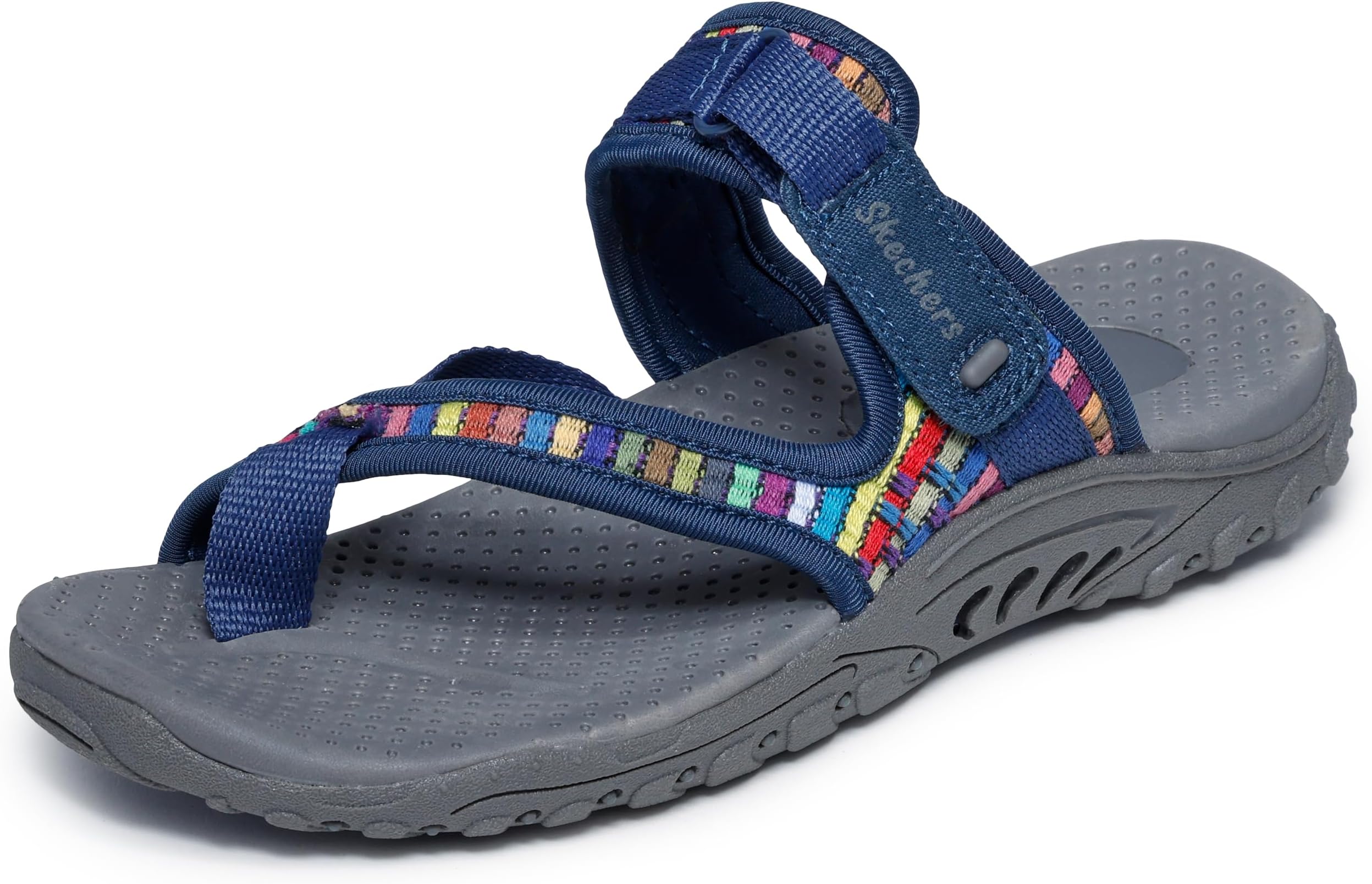 Skechers Women's Reggae - Mad Swag - Toe Thong Woven SandalSandal