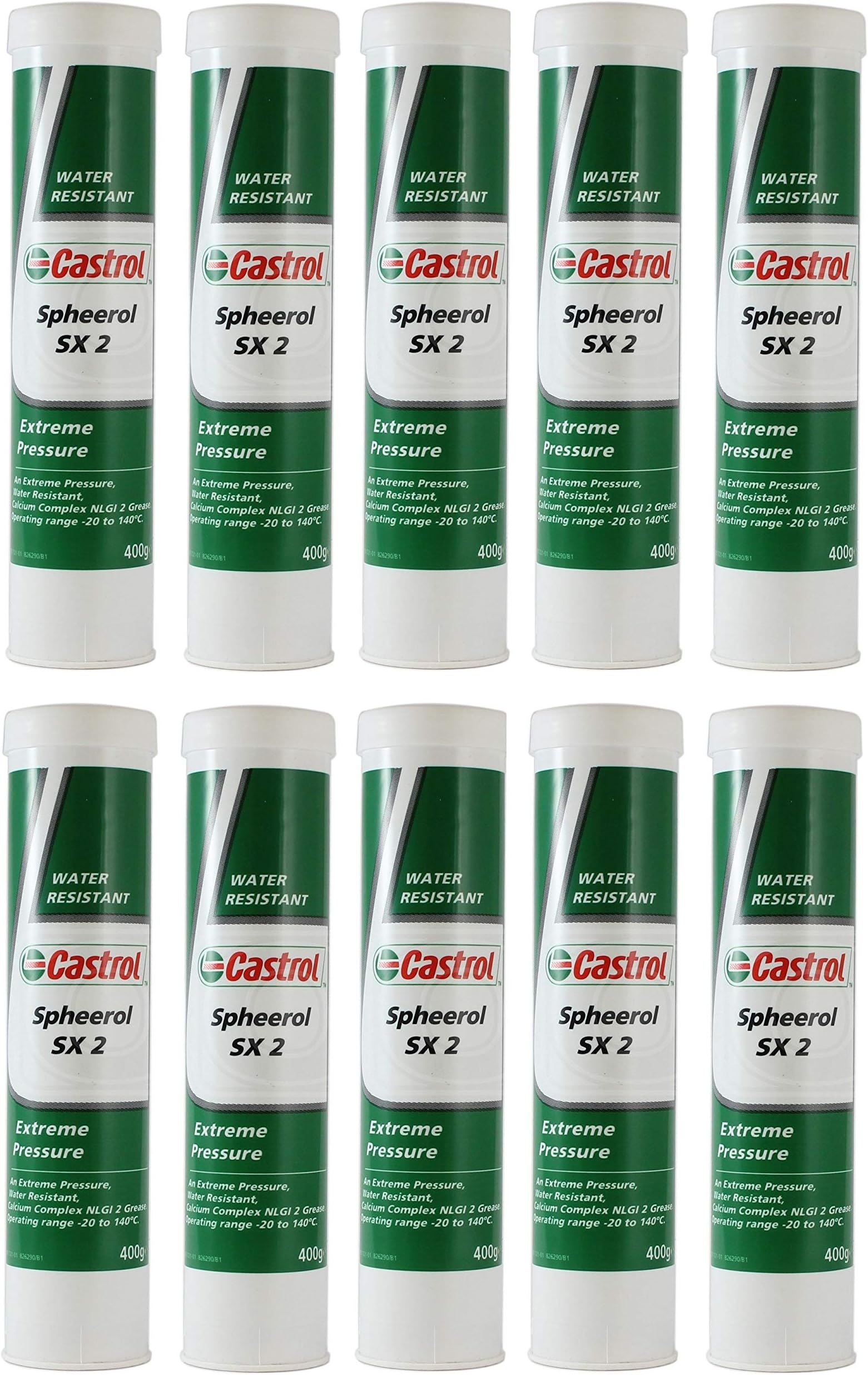 Spheerol SX2 Calcium complex grease, 10 off 400g Cartridge