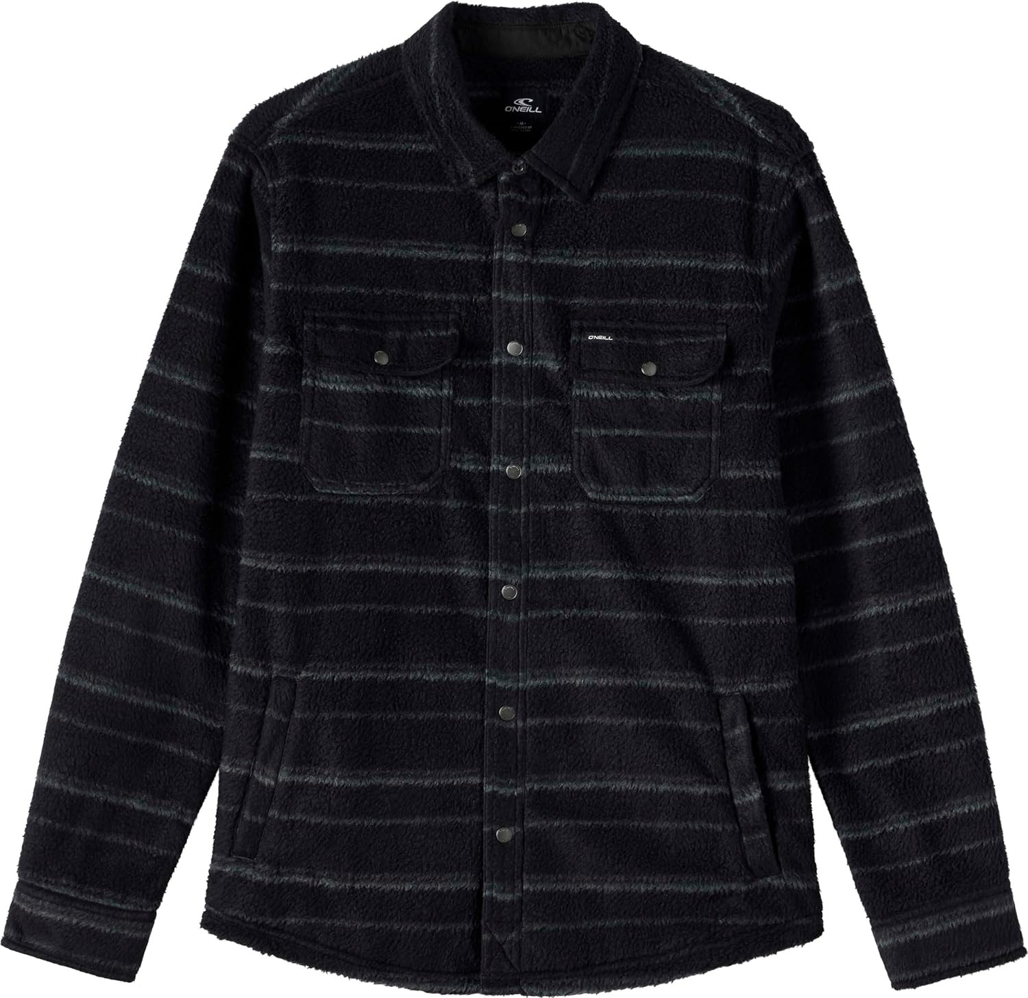 O'NEILL Men's Glacier Superfleece Overshirt - Fleece Shirt with Front Pockets - Comfortable and Soft
