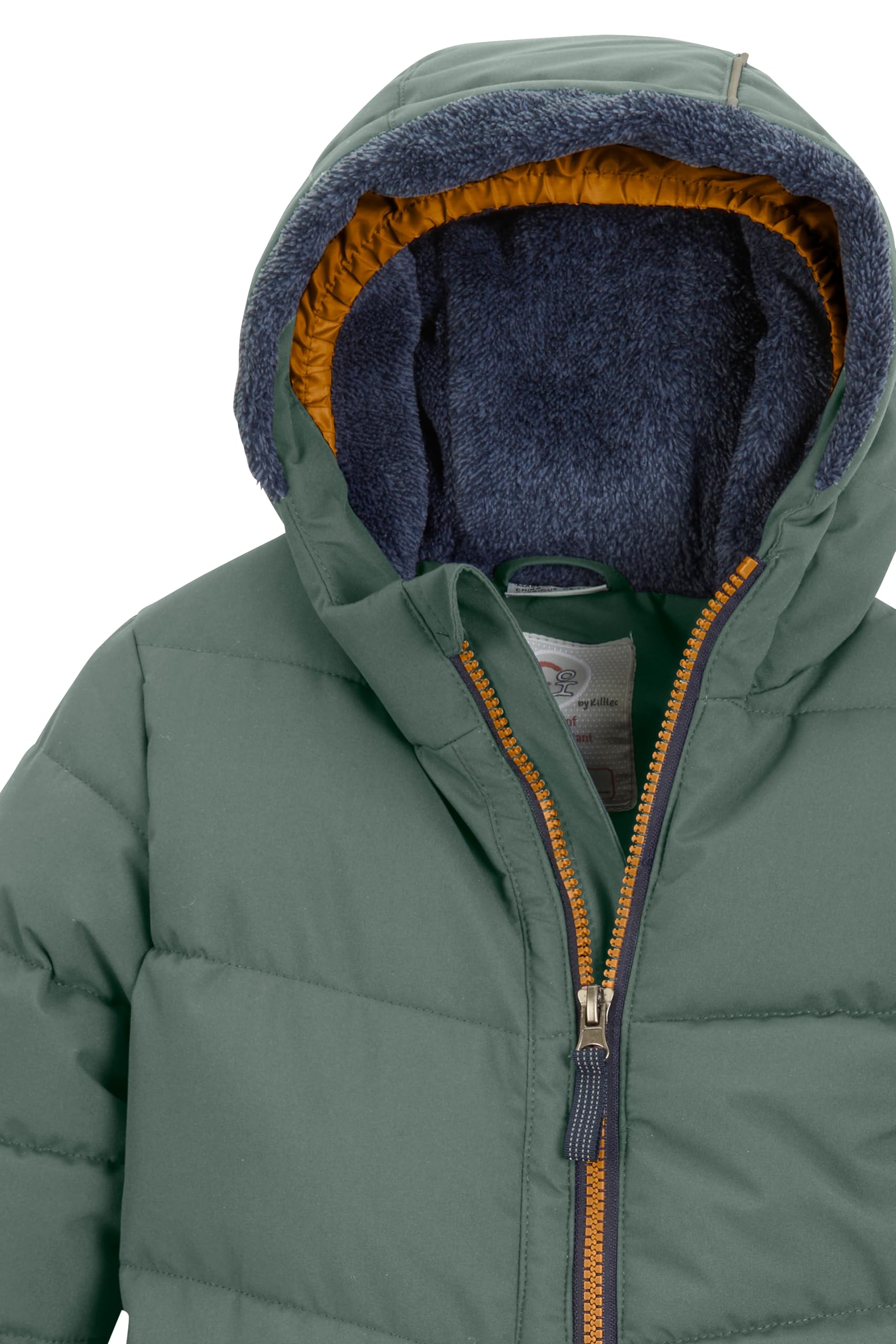 first instinct by killtec Unisex Fiow 32 Mns Onpc Overall/Schneeanzug in Daunenoptik mit Kapuze