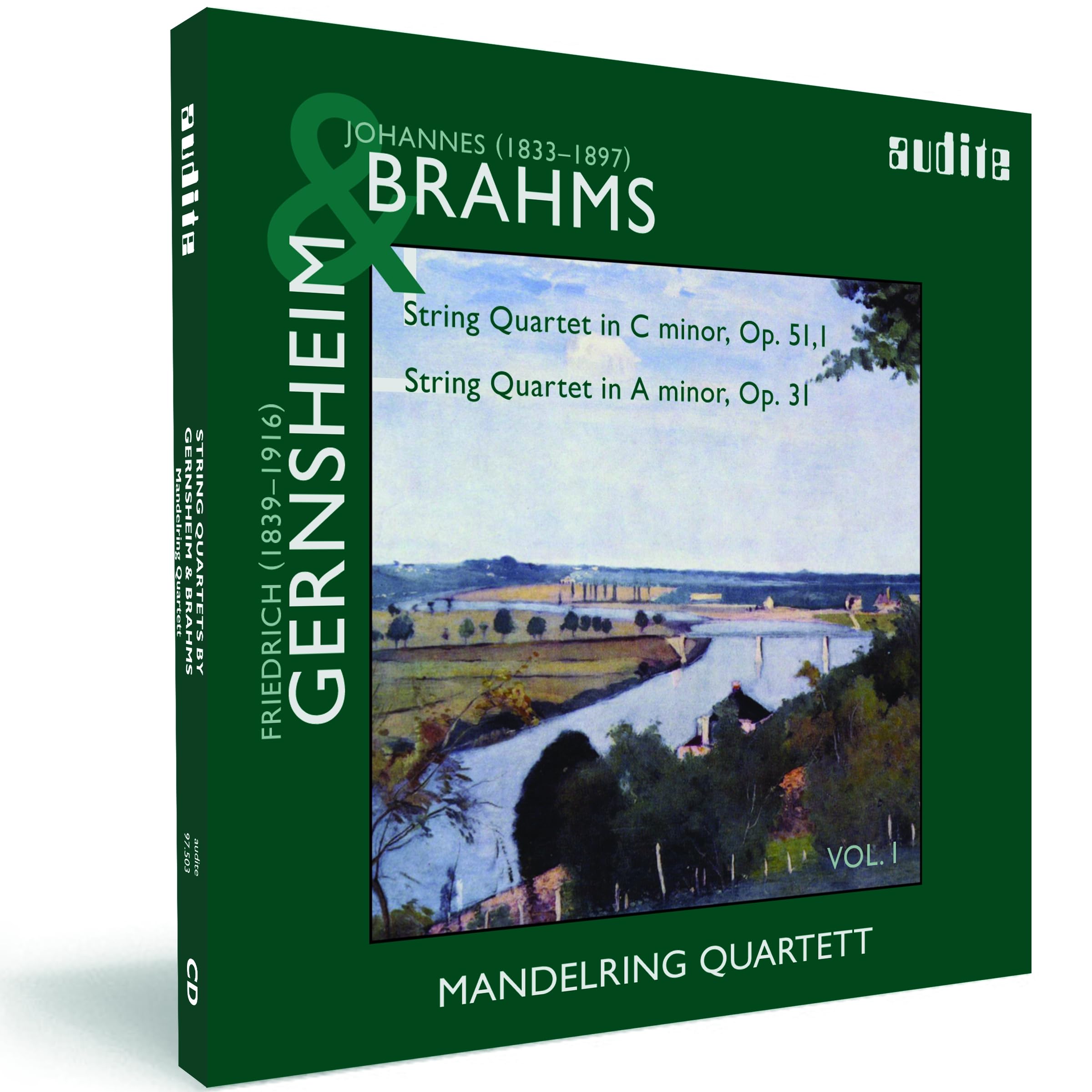 String Quartets Vol.1 - Brahms String Quartet Op. 51/Gernsheim String Quartet Op.31 (Mandelring Quartett)
