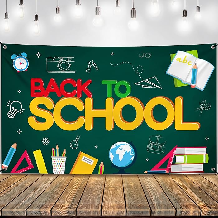 Buy Huge, Back to School Wall Banner 72x44 Inch, Back to School