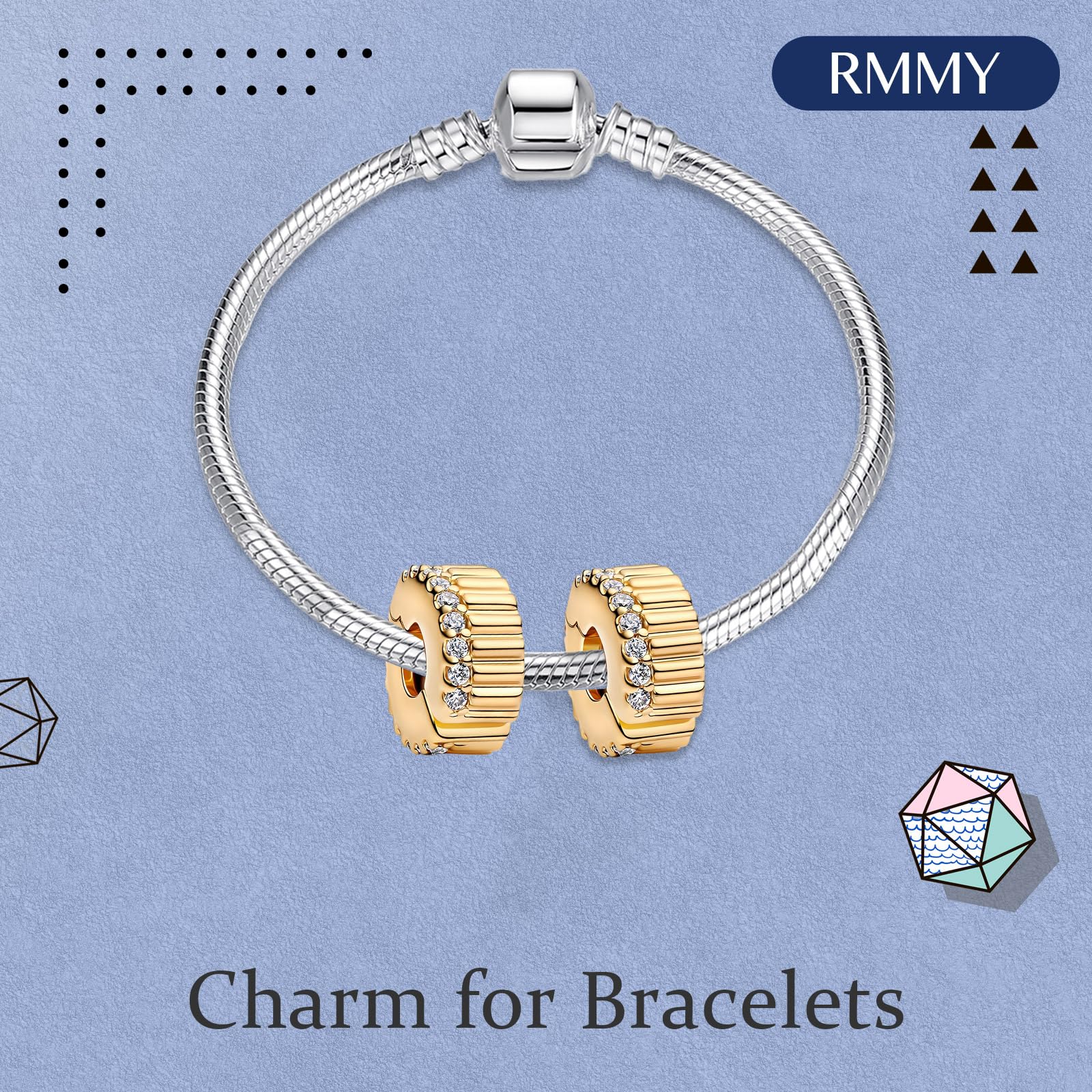 RMMY Bracelet pour femme en argent Masque d'araignée Garçon sage Femme en manteau Sterling Héros de l'araignée suspendue Elfes des arbres dansants 925 avec pendentif et zircone