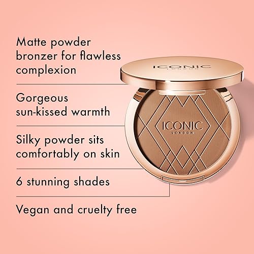 Miniatura 2 de ICONIC LONDON Ultimate Bronzing Powder  Polvo sedoso, bronceador con acabado mate impecable, libre de crueldad, maquillaje vegano