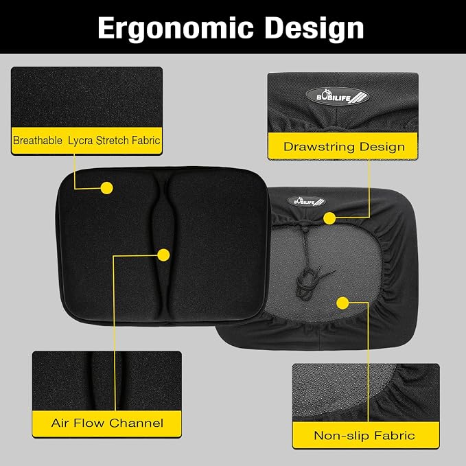 Cojín de Gel para Silla de Bicicleta Reclinada y Máquina de Remo miniatura 4