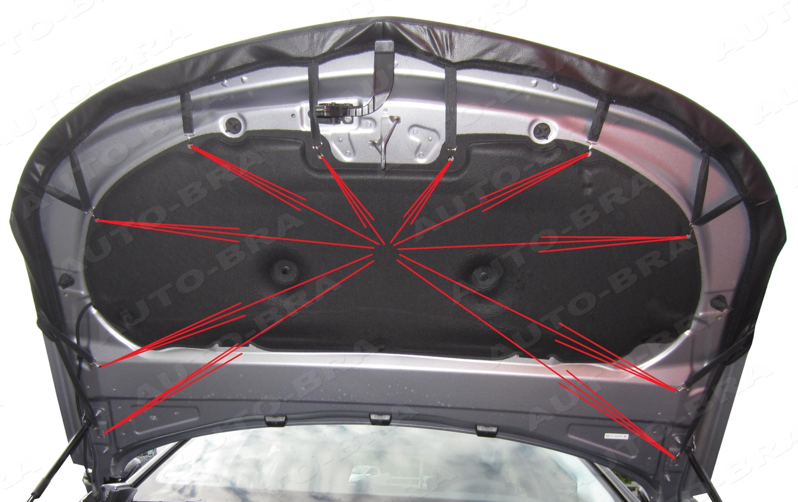Auto-Bra AB3-00633 kompatybilny z Opel Mokka B rok prod. od 2020 Osłona przed uderzeniami kamieni Tuning Bonnet Bra