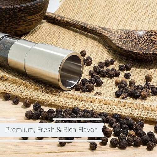 Miniatura 3 de Granos de pimienta negra entera de It's Delish – Bolsa a granel de 1 libra – Pimienta negra entera – Granos de pimienta seca premium para recambio