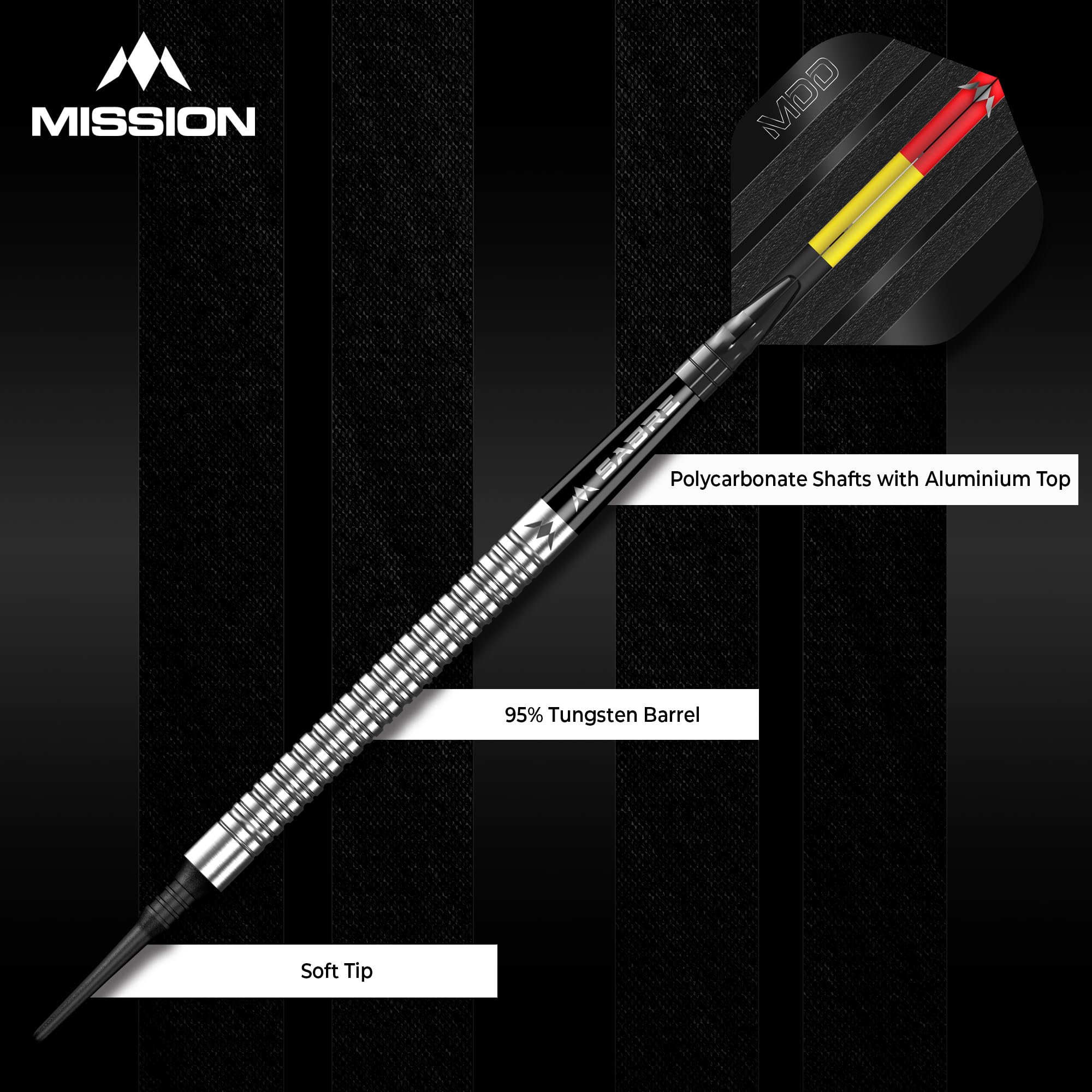 Mission Mike de Decker 95% Softdarts