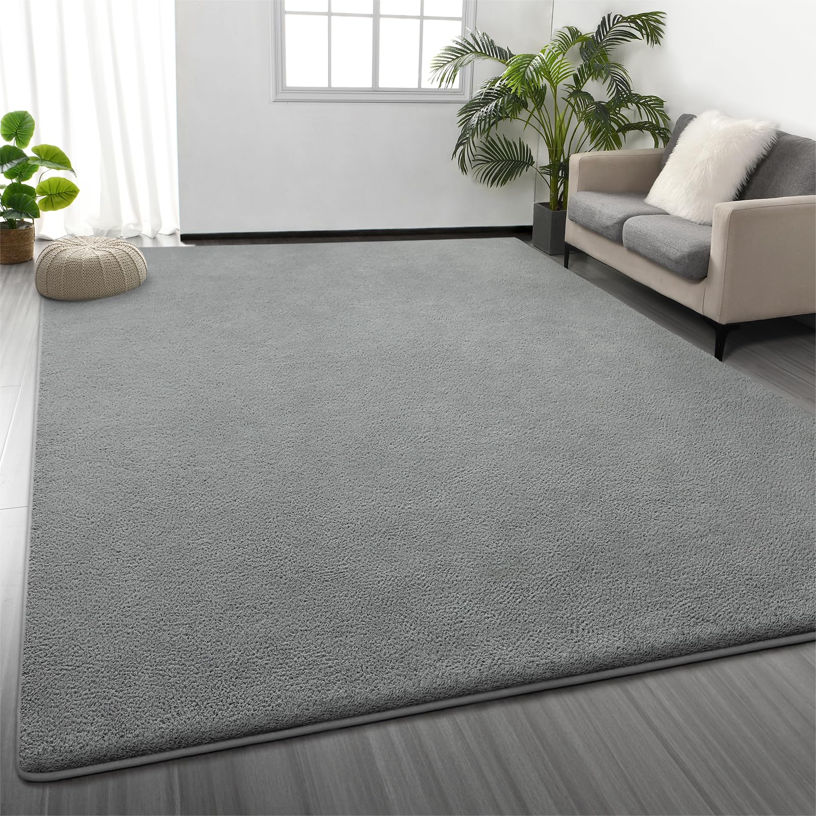 Large Area Rugs for Living Room Bedroom, 6 x 9 Ft Non-Slip Modern Area Rug, Soft Thickened Memory Foam Rug, Comfy Minimalist Indoor Carpet for Boys