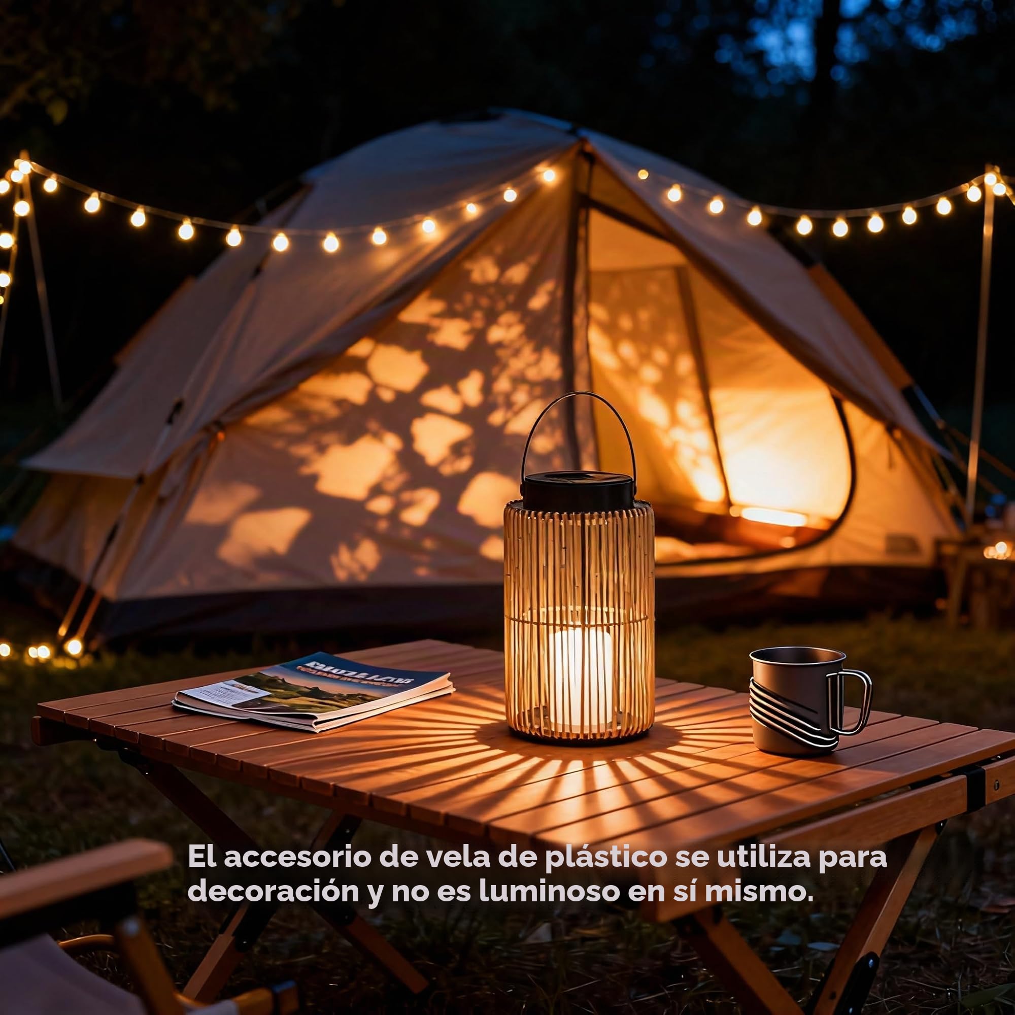 Juego de 2 farolillos solares para exteriores, estilo bohemio, con aspecto de ratán, para jardín, balcón y terraza, encendido y apagado automático, resistente al agua
