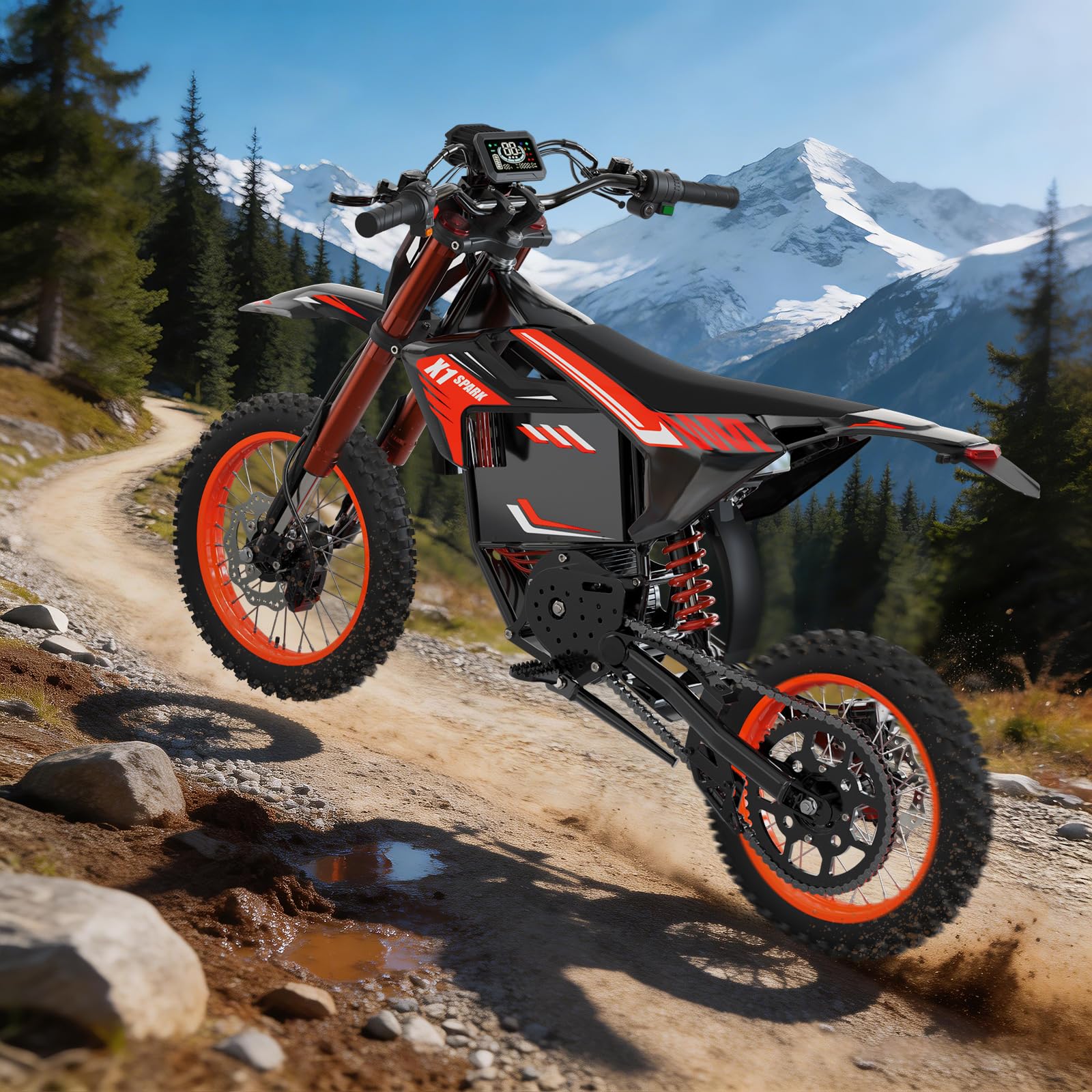 Amazon.com: QRONGE X1 Spark Electric Dirt Bike for Teens Adults