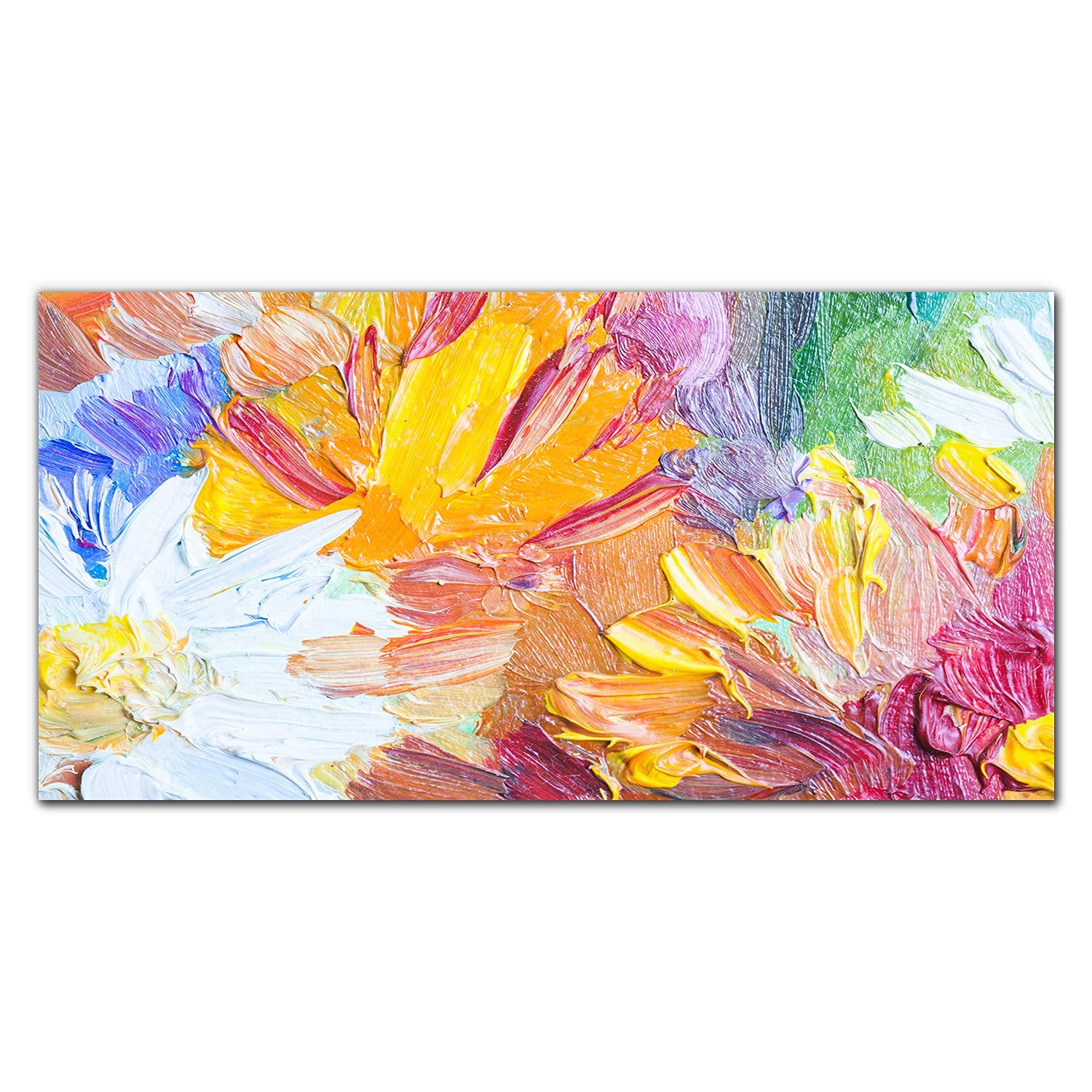 Verre trempé fiable décoratif de 140x70cm avec finition florale haut de gamme