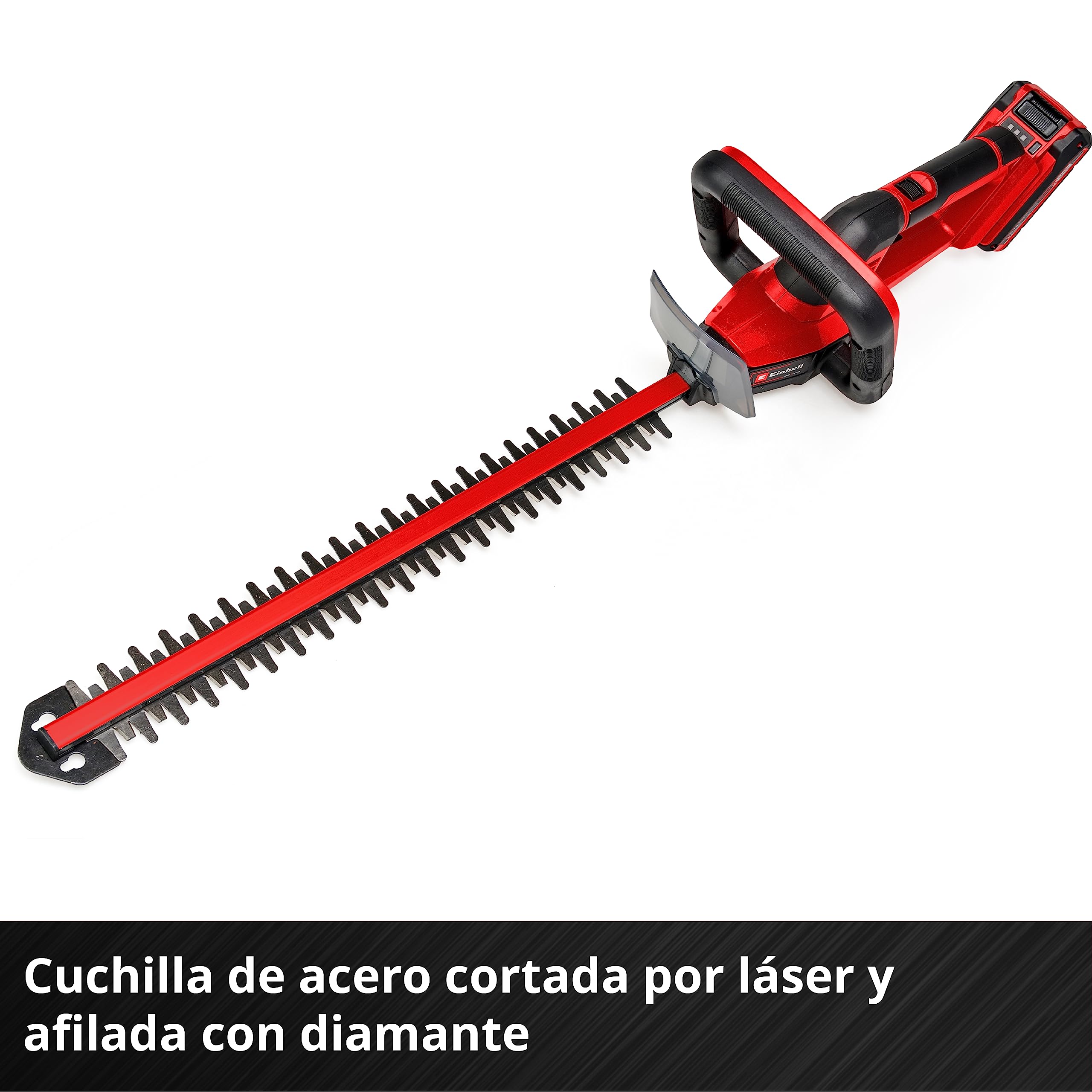 Einhell Recortasetos con batería GC-CH 18/50 Li-Solo Power X-Change (Iones de Litio, 18V, Engranaje metálico, Cubierta de Cuchilla de Aluminio, Incl. carcaj, sin batería ni Cargador)