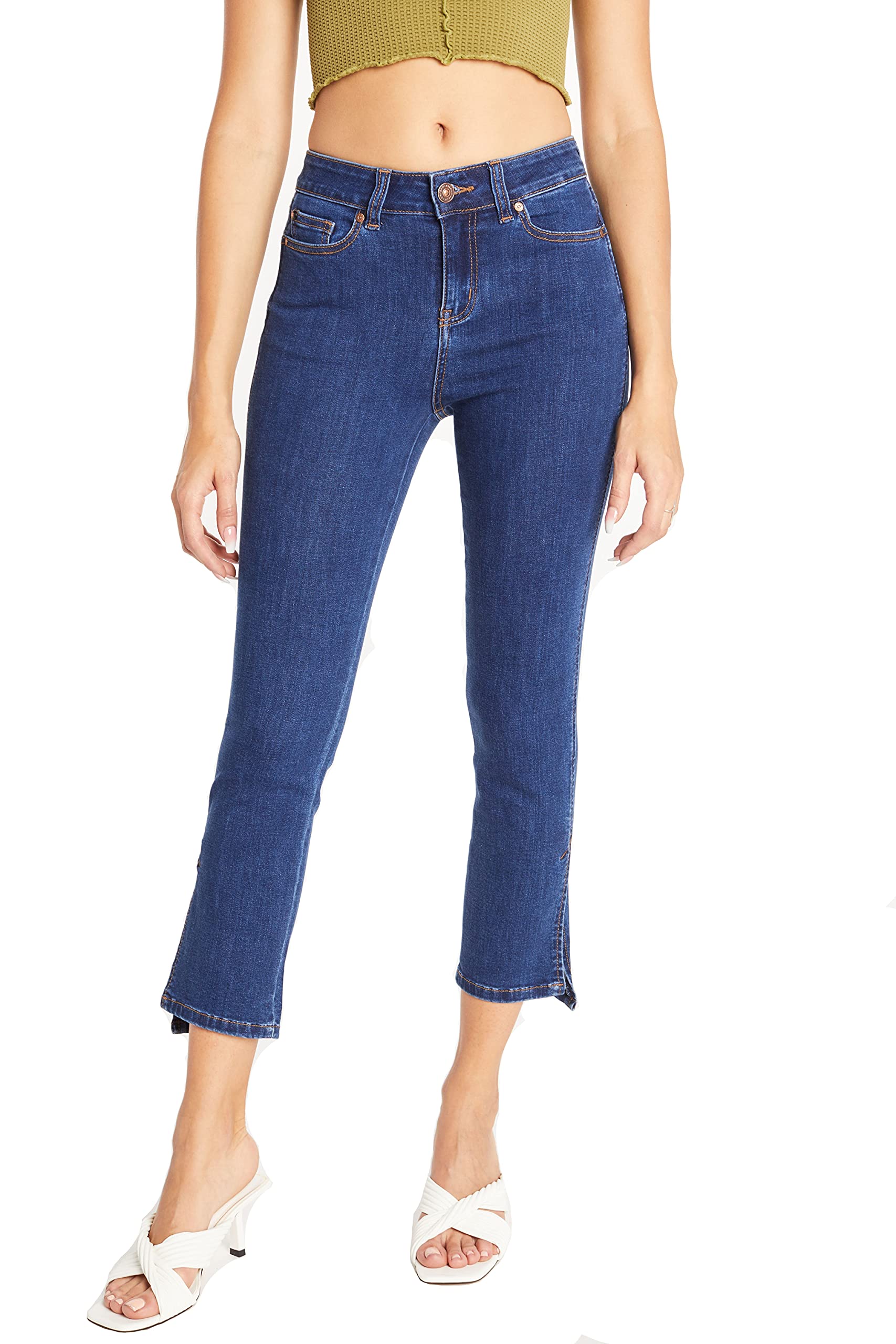 High Rise Straight Leg Jeans