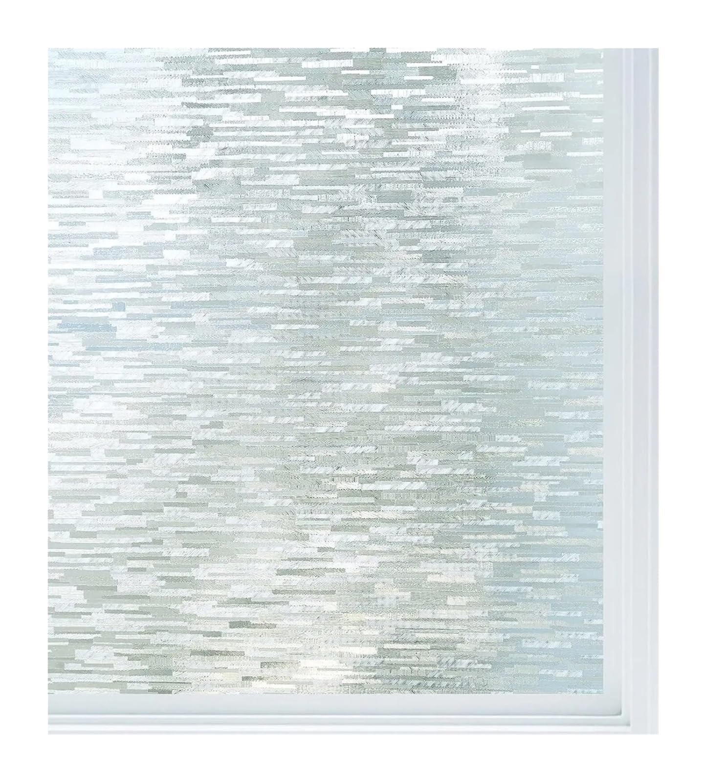 Window Privacy Film Frosted Glass Static Cling Removable Clings Opaque Stickers For Home for Glass Windows(45x200cm)
